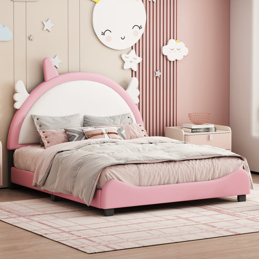Jenny Fully Size Princess Bed - Pink & White