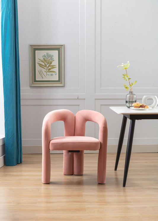 Coolmore Modern Velvet Dining Chair Set of 2 - Pink