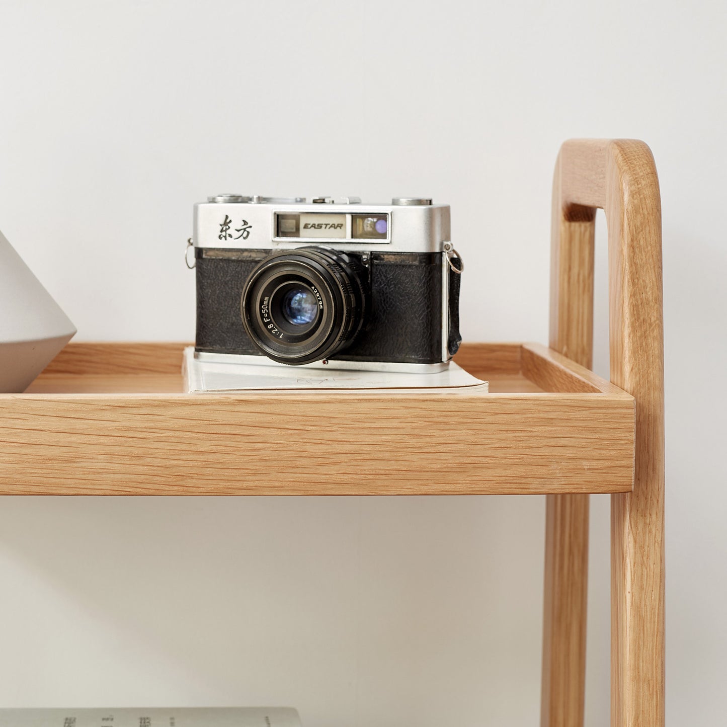 Finn 3-Tier Solid Beech Wood Shoe Rack in Natural