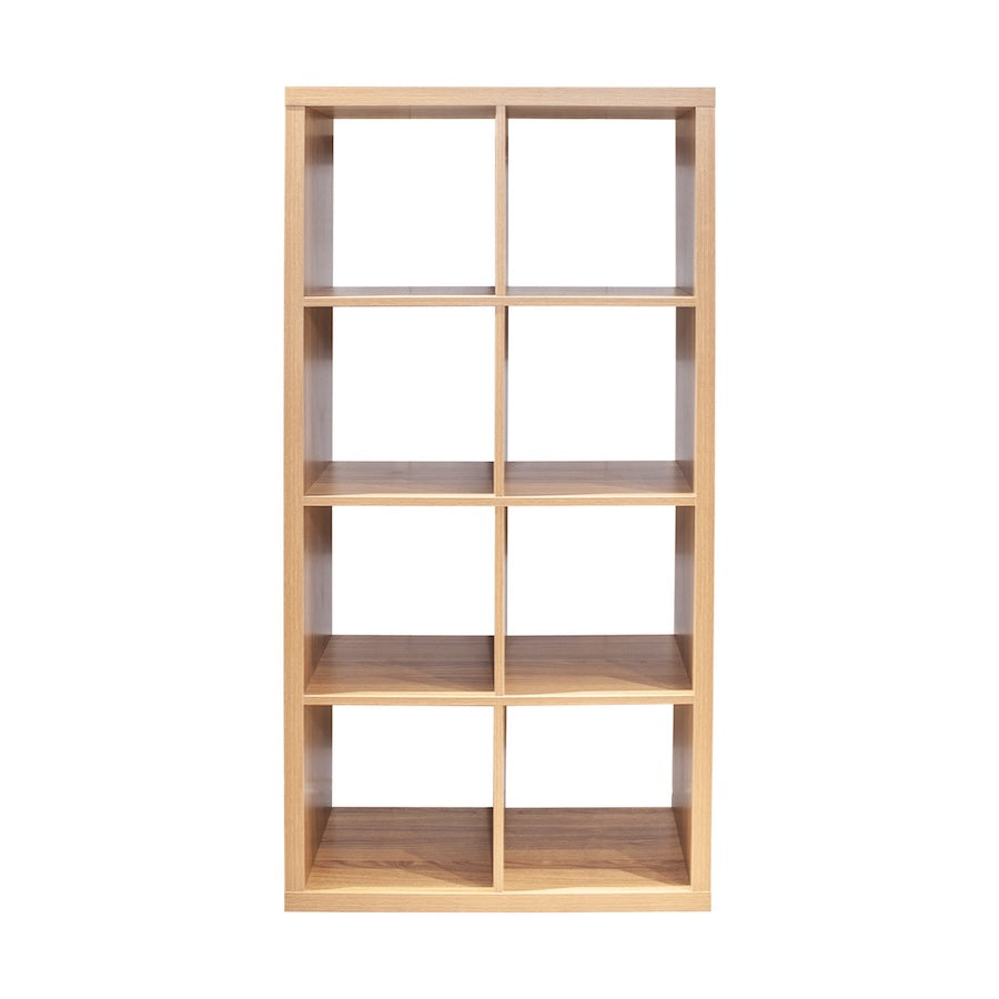 Zenith 8-Cube Bookshelf & Organizer - Walnut