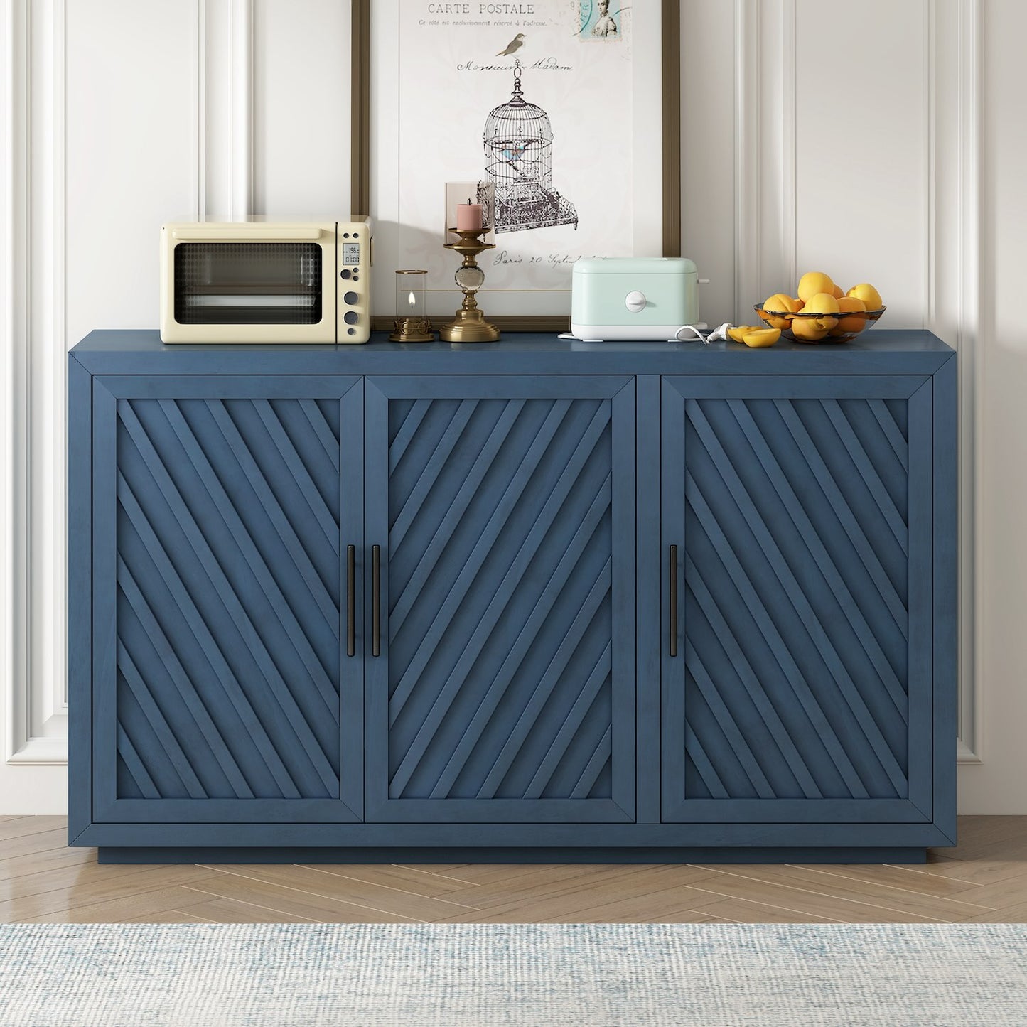 Odalys Modern Antique Finish Sideboard