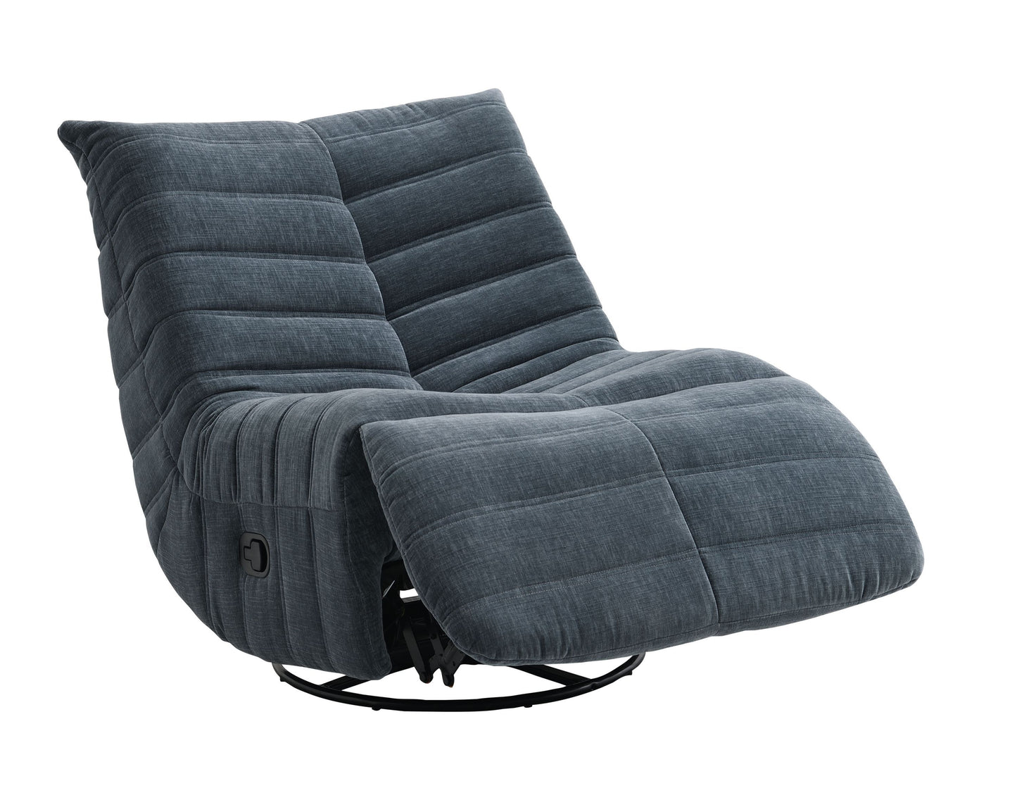 Talmon Shadow Chenille Glider Recliner with Swivel