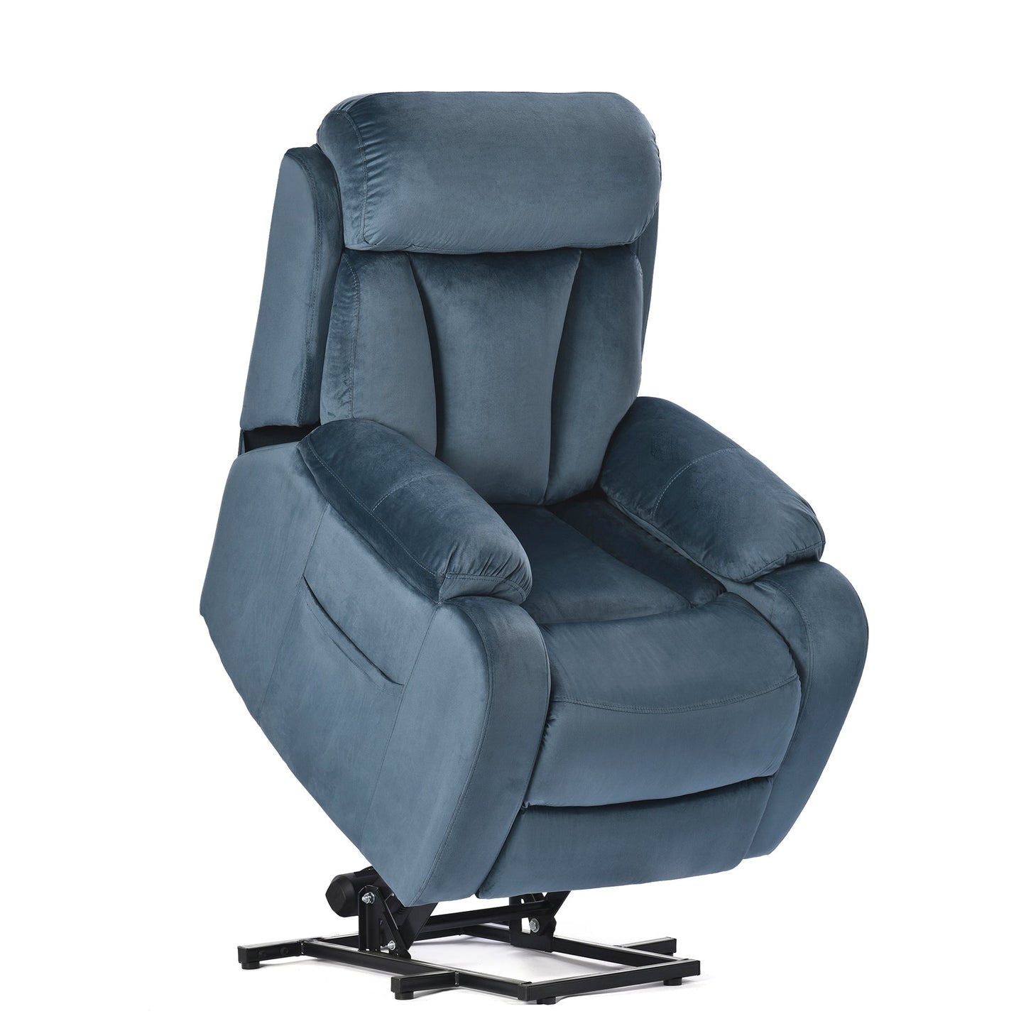 Fiala Power Lift Recliner with USB, Blue