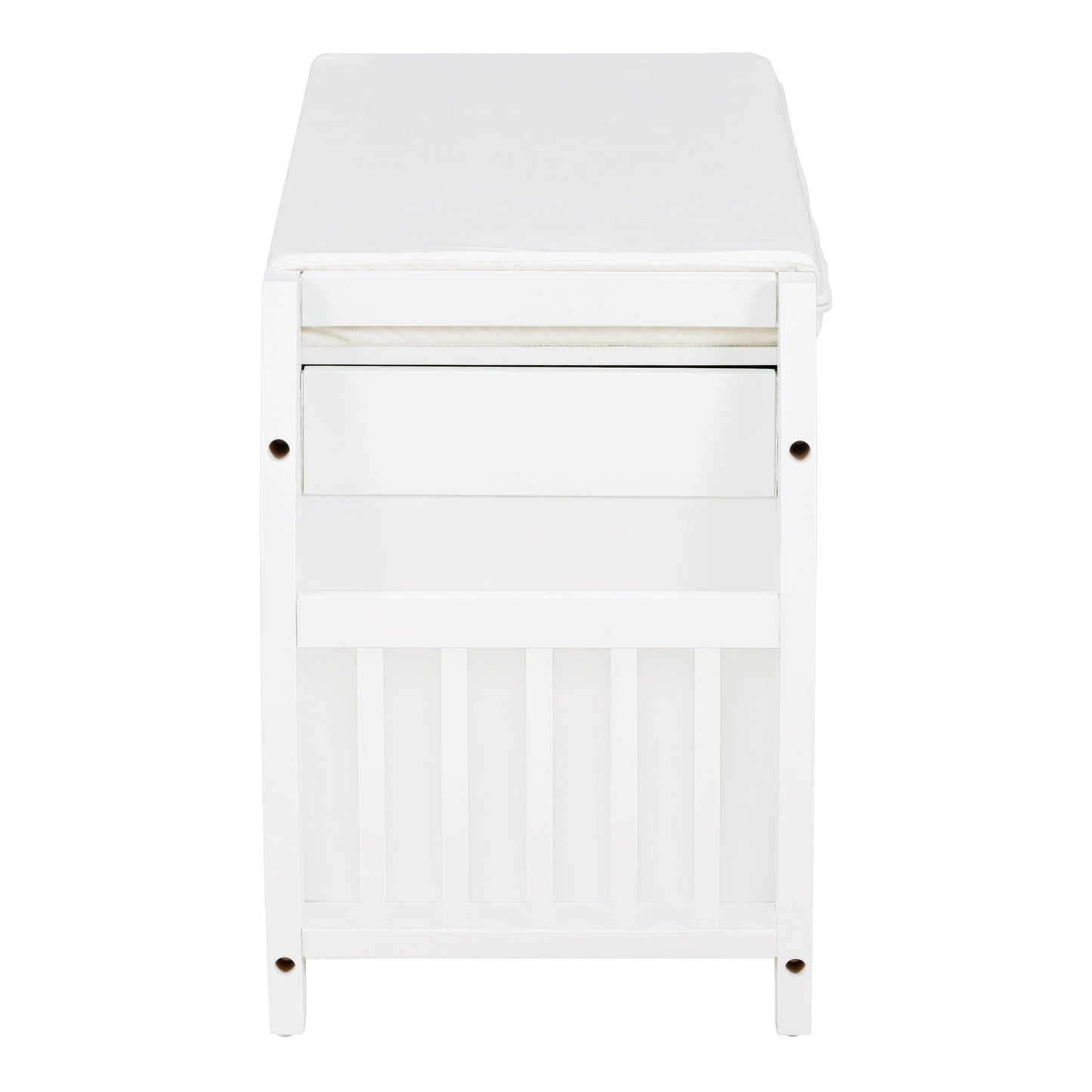 Keziah Retro Multifunctional Storage Bench, White