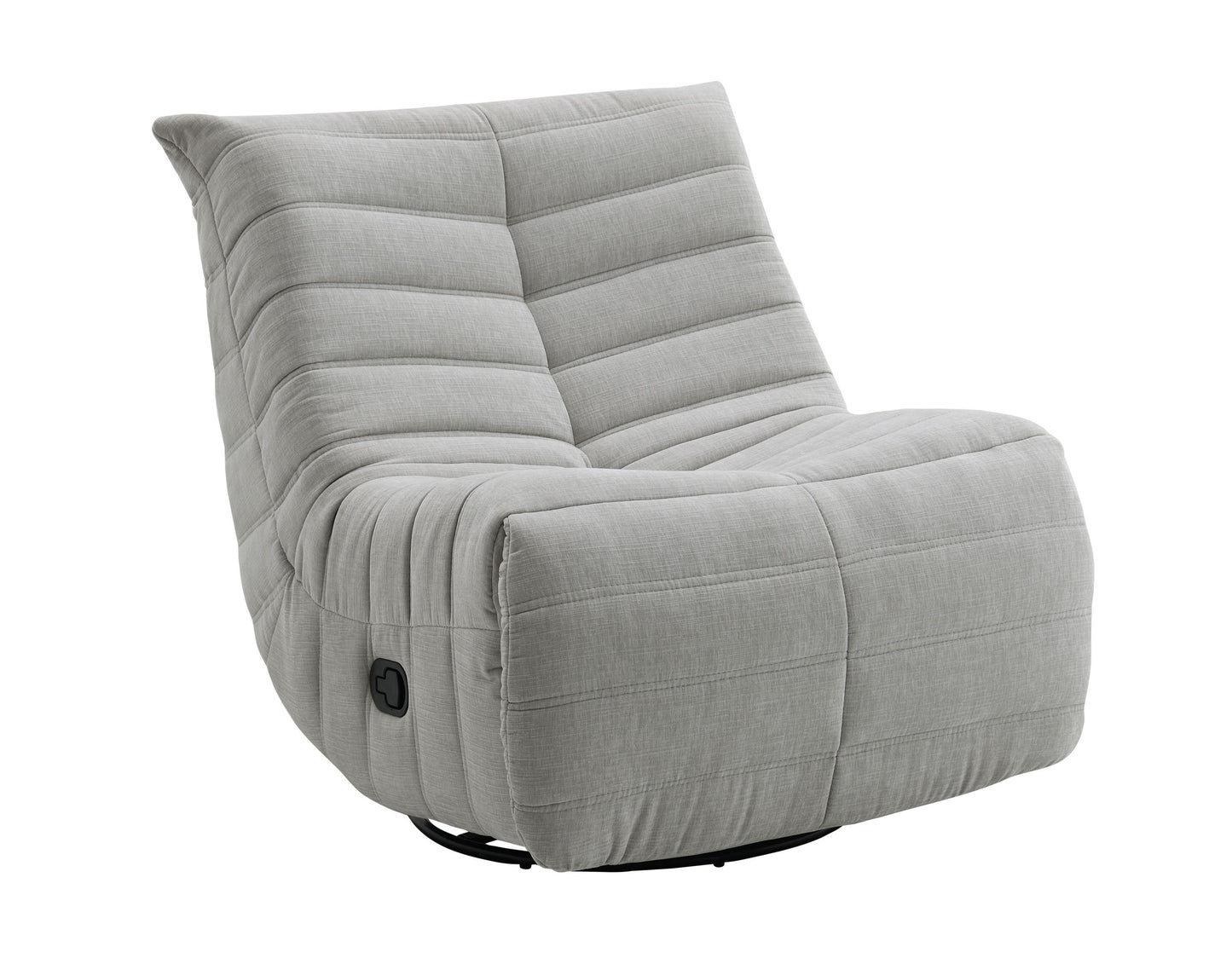 Talmon Oyster Chenille Glider Recliner with Swivel