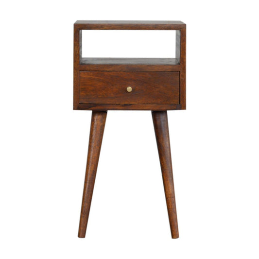 Gertrude Retro Mini Chestnut Nightstand